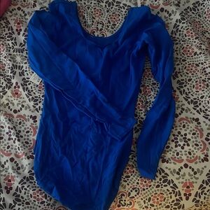 Blue Long Sleeve Women's Top